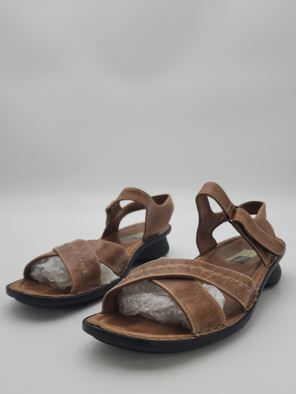 Josef Seibel Women's Leather Comfort Sandals – Brown (Size EU 42 / US 11)